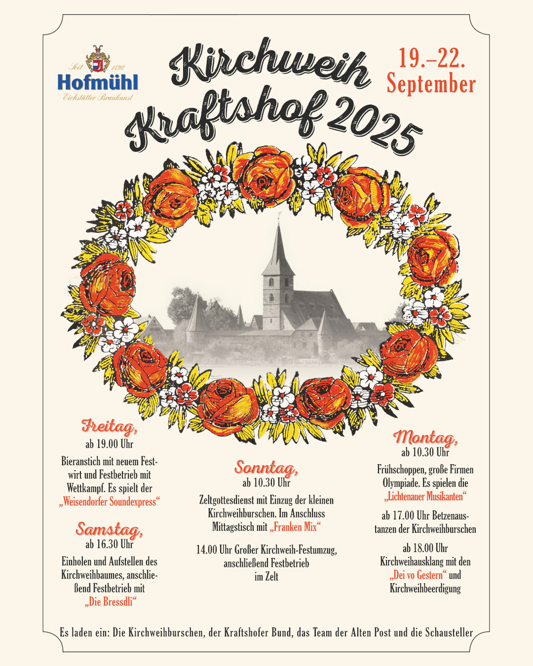 Das Kärwa Programm ist da